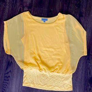 Vibrant yellow top
